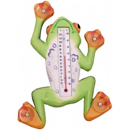 SONGBIRD ESSENTIALS Songbird Essentials Climbing Tree Frog Large Window Thermometer SE3171102